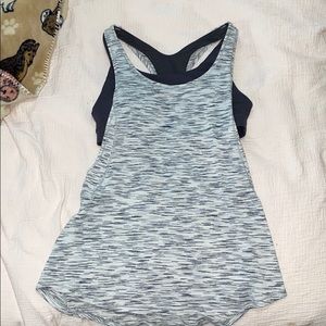 lululemon tank top with sports bra attached